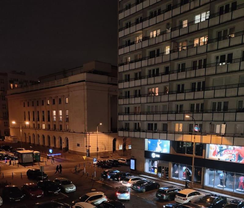 Ferienwohnung Apartament Szmaragdowy Centrum Warschau Exterior foto