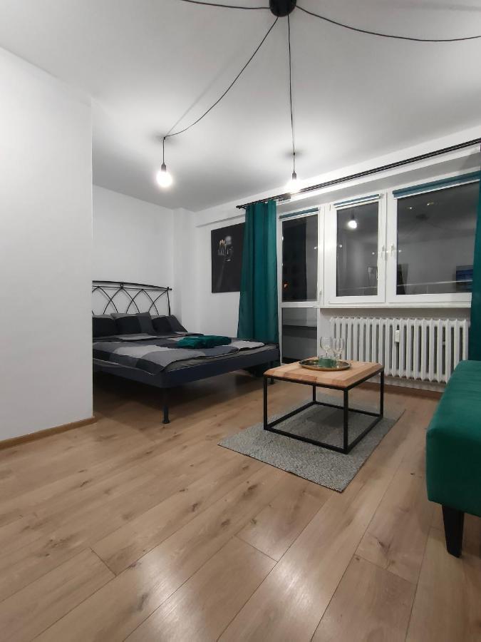 Ferienwohnung Apartament Szmaragdowy Centrum Warschau Exterior foto