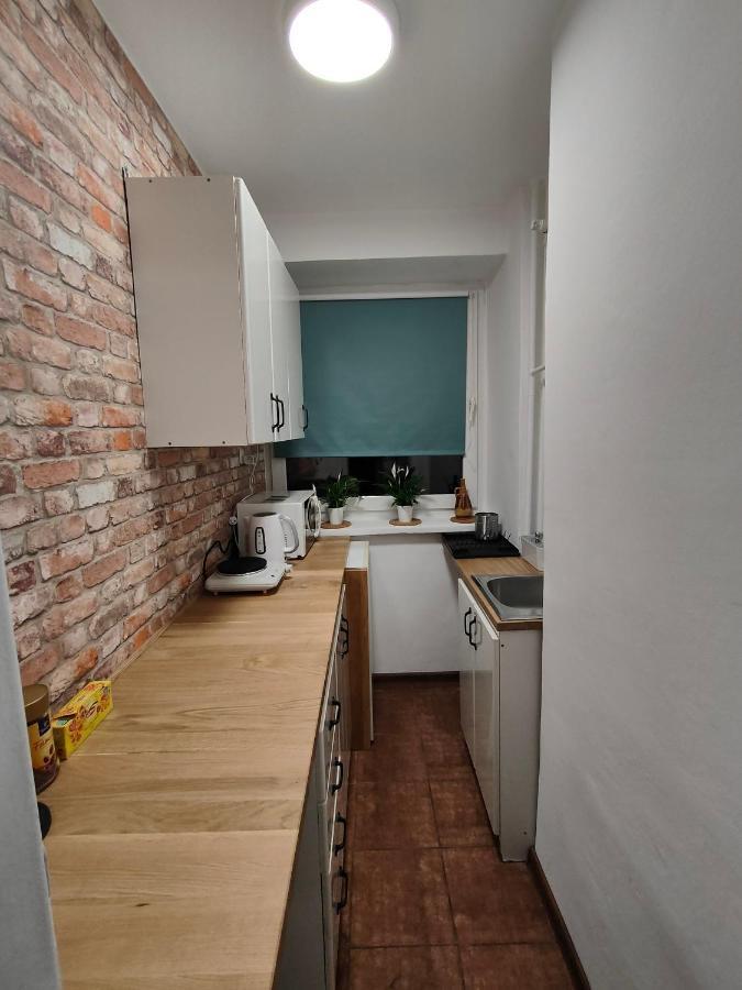 Ferienwohnung Apartament Szmaragdowy Centrum Warschau Exterior foto