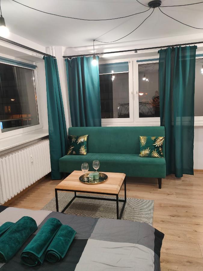 Ferienwohnung Apartament Szmaragdowy Centrum Warschau Exterior foto